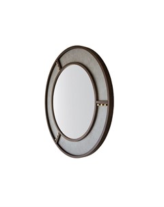 Зеркало настенное леннарт коричневый 82 0x82 0x4 0 см Ifdecor