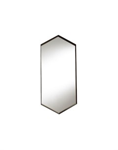 Зеркало настенное шестигранник черный 70 0x110 0x3 0 см Ifdecor