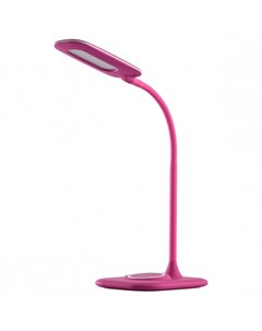 Настольная лампа офисная ракурс 1 розовый 14x35x33 см De markt