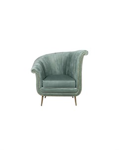 Кресло велюровое мятное левое зеленый 80 0x94 0x92 0 см Garda decor
