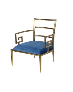Кресло синий 75 0x85 0x67 0 см Гласар