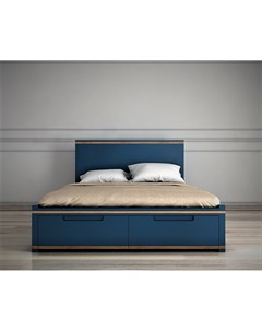 Кровать с ящиком travel синий 160x120x200 см Etg-home