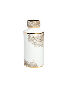 Ваза керамическая белая мультиколор 14x32x14 см Garda decor