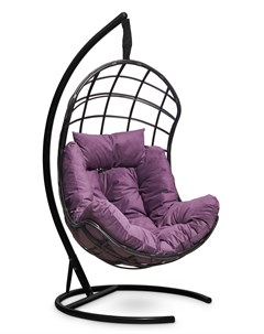 Подвесное кресло кокон барселона фиолетовый 110x195x110 см L'aura