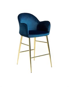 Полубарный стул синий 57x96x58 см Angel cerda