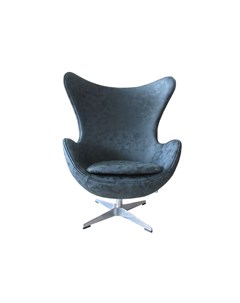 Кресло egg chair черный 76x110x76 см Bradexhome