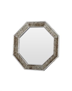 Зеркало ручной работы старинное серебро вогнуто внутрь серебристый 60 0x60 0x5 0 см Bountyhome