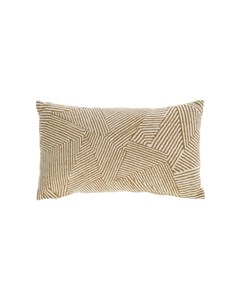 Наволочка для декоративной подушки коричневый 50x30 см La forma