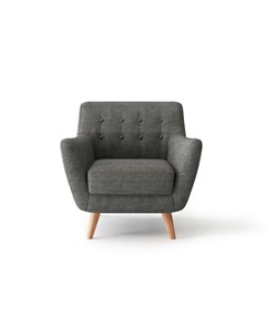 Кресло picasso серый 82x83x85 см Bradexhome