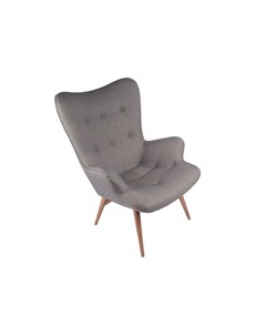 Кресло contour серый 70x95x70 см Bradexhome