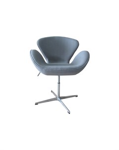 Кресло swan chair серый 61x95x61 см Bradexhome