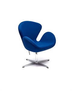 Кресло swan chair синий 61x95x61 см Bradexhome