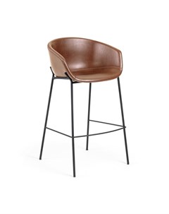Полубарный стул zadine коричневый 60x90x53 см La forma
