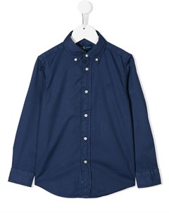 Рубашка с вышитым логотипом Ralph lauren kids