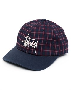 Кепка Low Pro в клетку Stussy