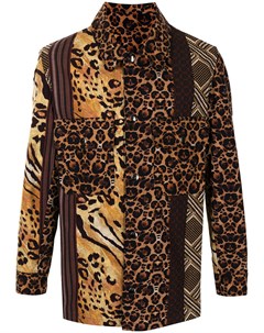 Рубашка с леопардовым принтом Pierre-louis mascia