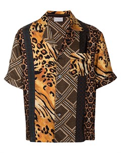 Рубашка с леопардовым принтом Pierre-louis mascia