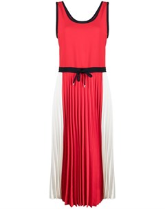 Платье в стиле колор блок с плиссированной юбкой Tommy hilfiger