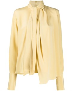Блузка с длинными рукавами и драпировкой Loewe