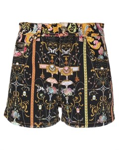 Джинсовые шорты с принтом Versailles Versace jeans couture