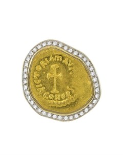 Кольцо Victory Coin из желтого золота с бриллиантами Jorge adeler