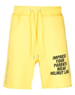 Спортивные шорты с надписью Helmut lang