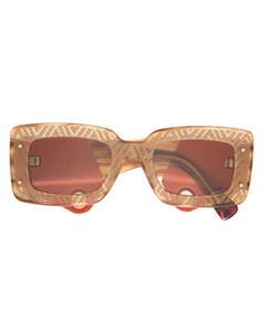 Солнцезащитные очки в массивной оправе с логотипом Missoni eyewear