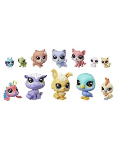 Игровой набор 12 Счастливых петов Капкейк Littlest pet shop