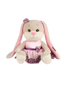 Мягкая игрушка Зайка в Вечернем Розовом Платье 25 см Jack&lin