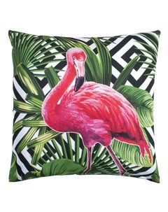 Подушка Тропические фламинго Разноцветный р 40х40 Традиция