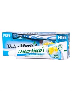 Зубная паста Herb l Salt Lemon щетка Dabur