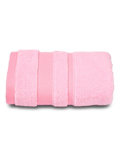 Полотенце махровое Твист 70х140см розовый 100 хлопок Cleanelly