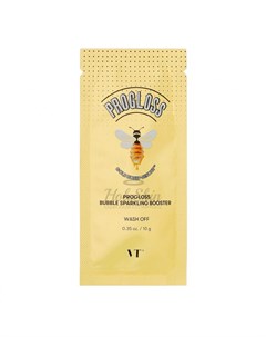 Кислородная маска пенка для лица с золотом и мёдом Vt cosmetic