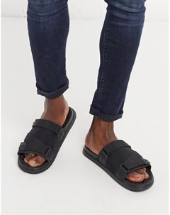 Черные легкие сандалии Toms