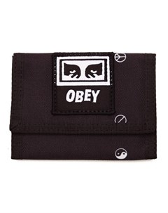 Бумажник Drop Out Tri Fold Wallet Symbol Black Multi 2020 Obey