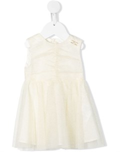 Платье макси с вышитым логотипом Elisabetta franchi la mia bambina