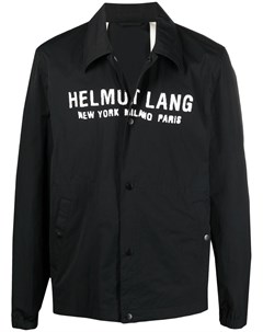 Рубашка с длинными рукавами и логотипом Helmut lang