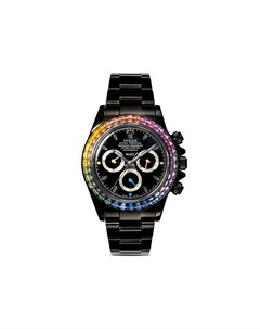 Кастомизированные наручные часы Rolex Daytona Rainbow 40 мм Mad paris