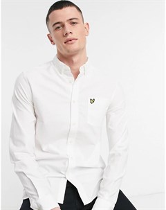 Белая оксфордская рубашка Lyle & scott