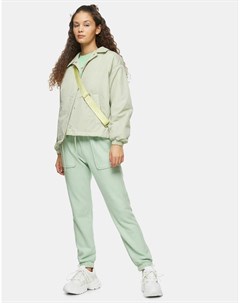 Джоггеры в рубчик в стиле oversized от комплекта Topshop