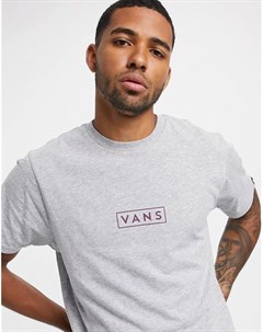 Серо фиолетовая футболка Vans