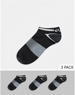 Набор из 3 пар черных носков Asics