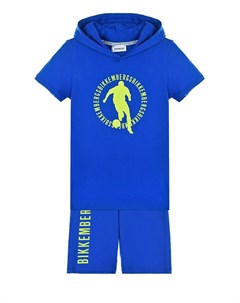 Комплект шорты и футболка с капюшоном детский Bikkembergs