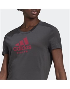 Футболка для бега Logo Graphic Performance Adidas