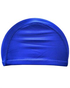 Шапочка для плавания взрослая текстиль синяя C33690 Nobrand