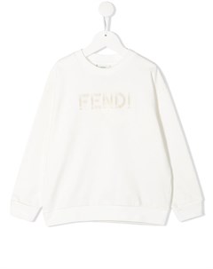 Толстовка с вышитым логотипом FF Fendi kids