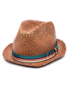 Шляпа с полосатой лентой Paul smith