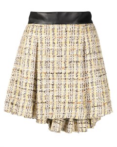 Твидовая расклешенная юбка мини Natasha zinko