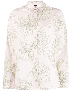 Рубашка с цветочным принтом Pinko
