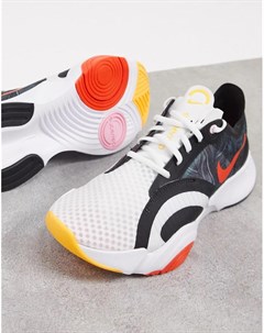 Черно оранжевые кроссовки SuperRep Go Nike